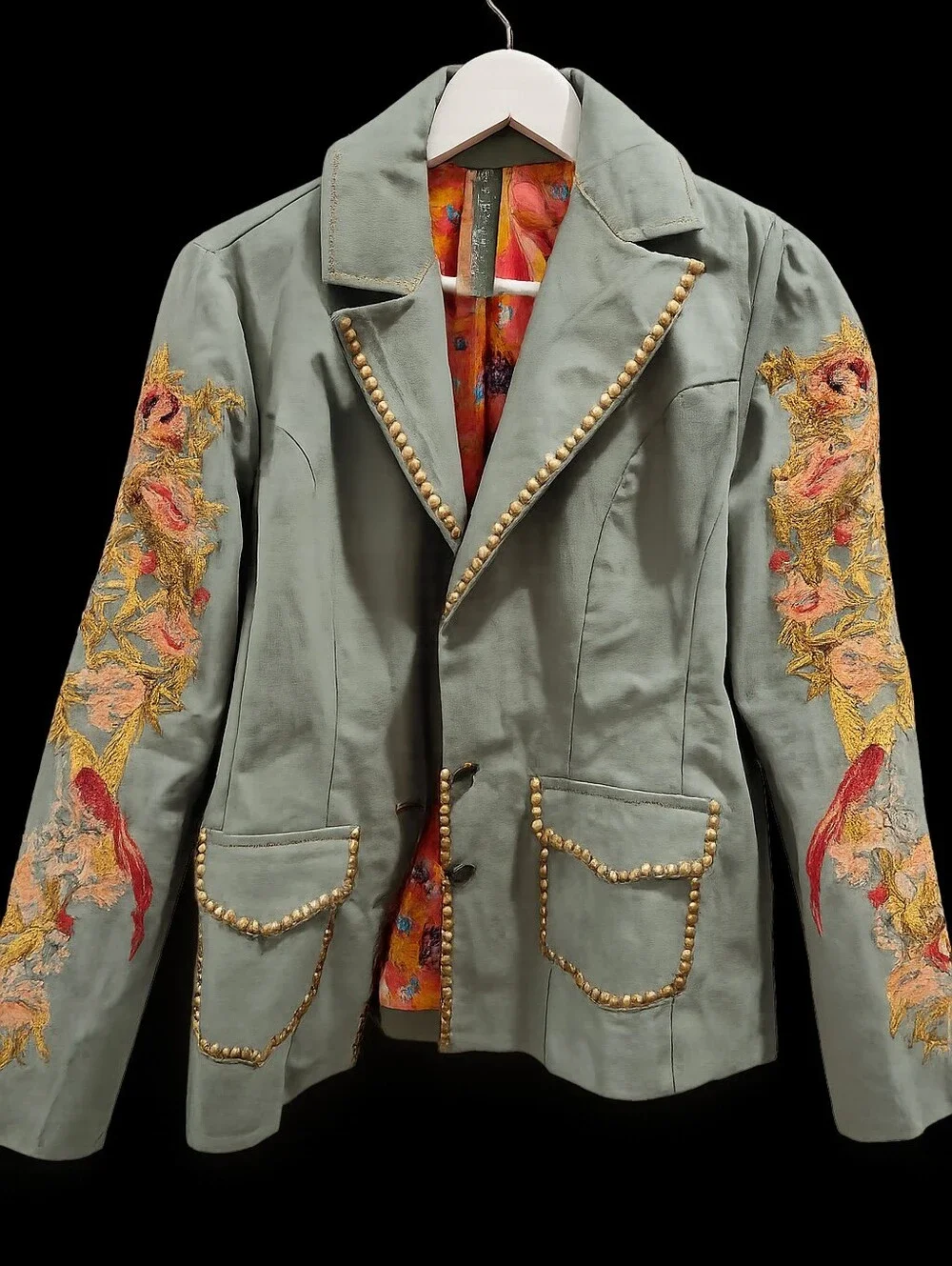 Aratta Women's Embellished Blazer – Size Large - Picture 1 of 7